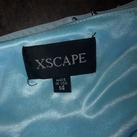 Beaded blue dress - Picture 2 of 3